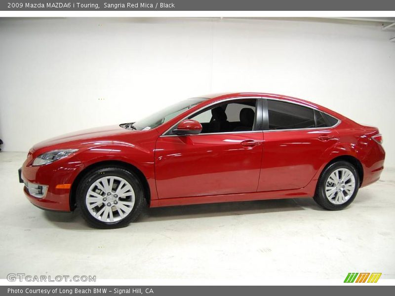 Sangria Red Mica / Black 2009 Mazda MAZDA6 i Touring