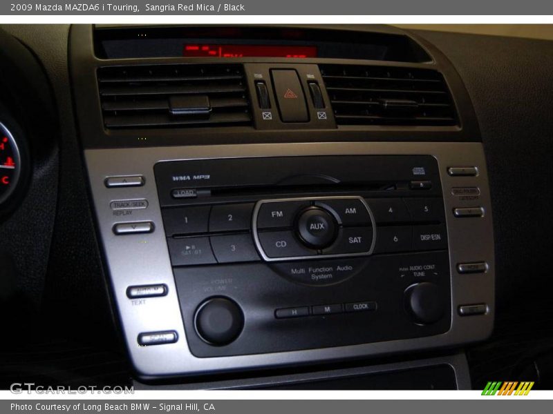 Sangria Red Mica / Black 2009 Mazda MAZDA6 i Touring