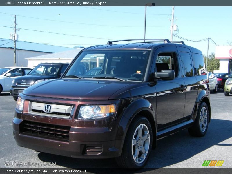 Root Beer Metallic / Black/Copper 2008 Honda Element SC