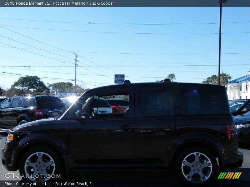 Root Beer Metallic / Black/Copper 2008 Honda Element SC
