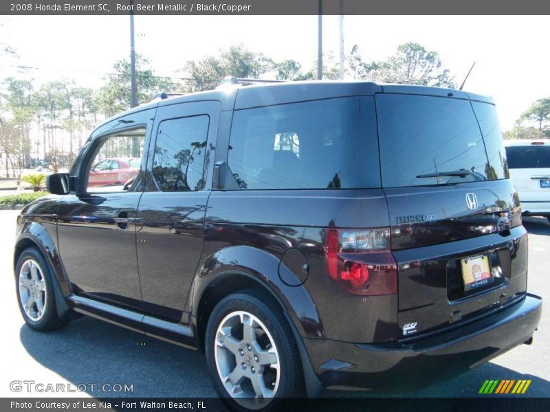 Root Beer Metallic / Black/Copper 2008 Honda Element SC