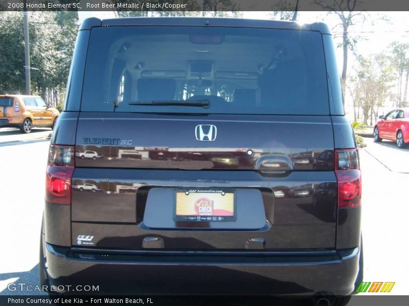 Root Beer Metallic / Black/Copper 2008 Honda Element SC