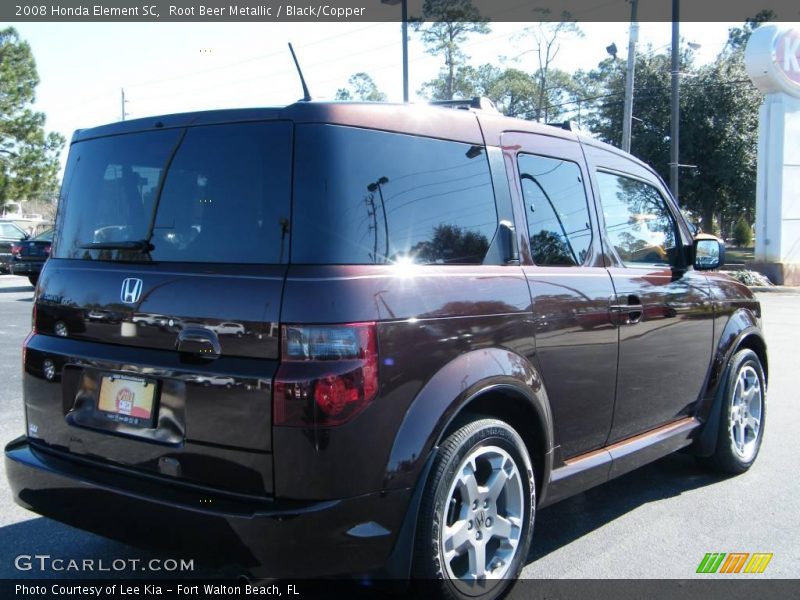 Root Beer Metallic / Black/Copper 2008 Honda Element SC
