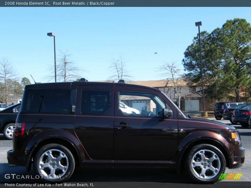 Root Beer Metallic / Black/Copper 2008 Honda Element SC