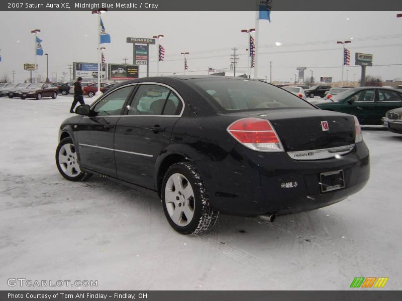 Midnight Blue Metallic / Gray 2007 Saturn Aura XE