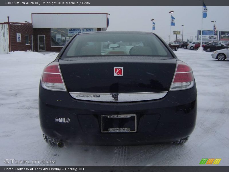 Midnight Blue Metallic / Gray 2007 Saturn Aura XE
