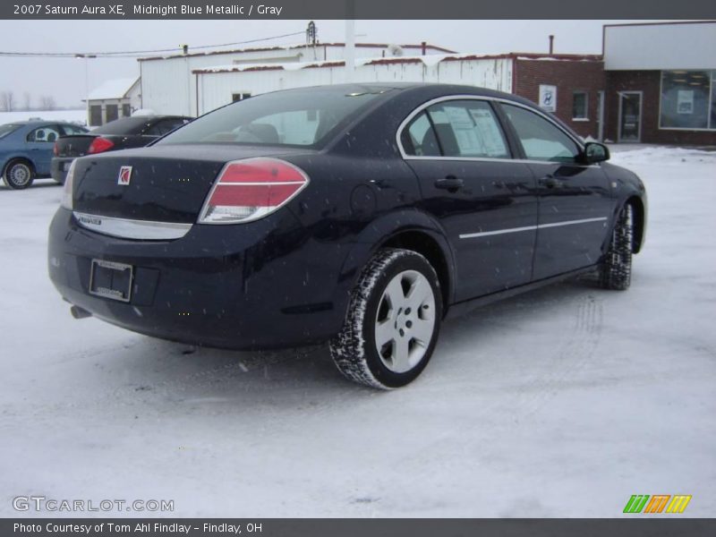 Midnight Blue Metallic / Gray 2007 Saturn Aura XE
