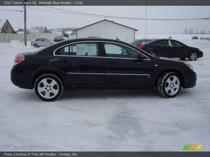Midnight Blue Metallic / Gray 2007 Saturn Aura XE