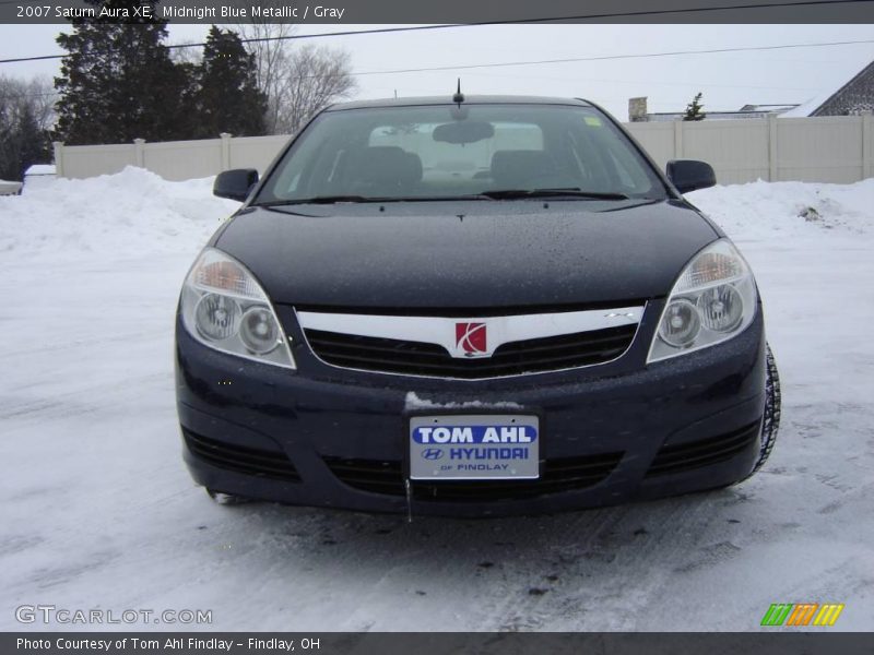 Midnight Blue Metallic / Gray 2007 Saturn Aura XE