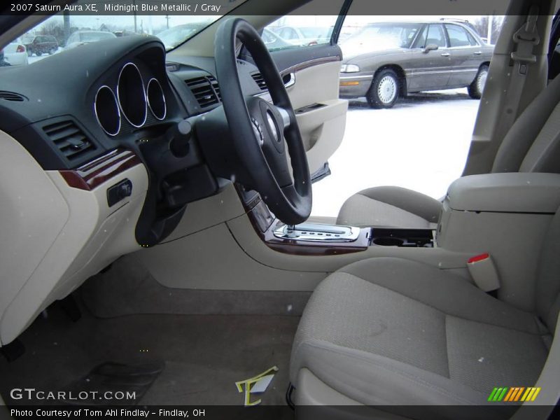 Midnight Blue Metallic / Gray 2007 Saturn Aura XE