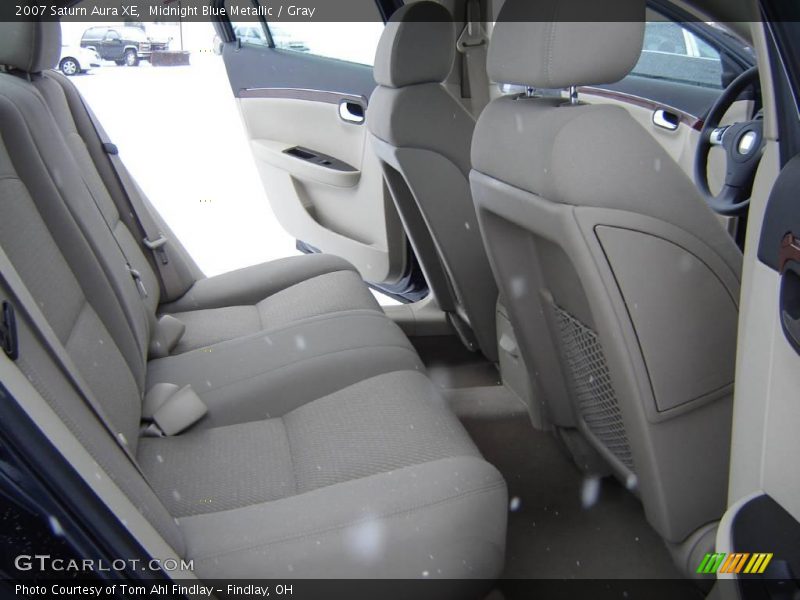 Midnight Blue Metallic / Gray 2007 Saturn Aura XE