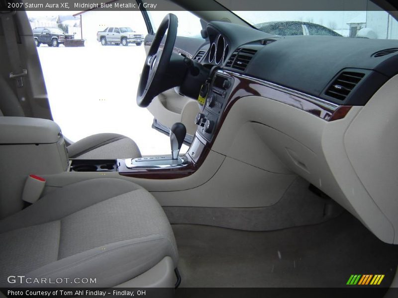 Midnight Blue Metallic / Gray 2007 Saturn Aura XE