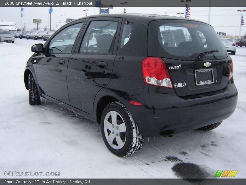 Black / Charcoal 2008 Chevrolet Aveo Aveo5 LS