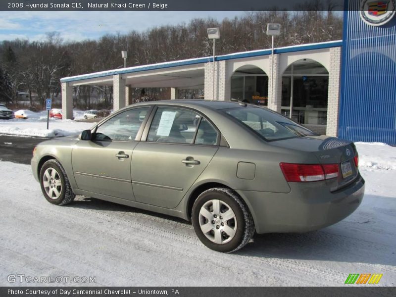 Natural Khaki Green / Beige 2008 Hyundai Sonata GLS