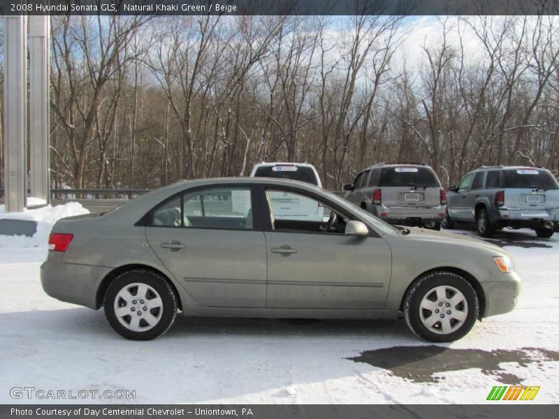 Natural Khaki Green / Beige 2008 Hyundai Sonata GLS