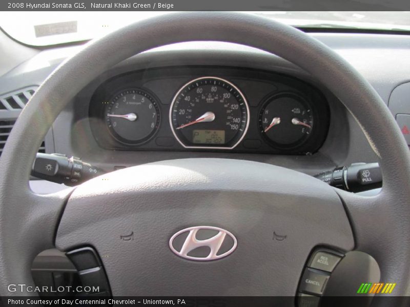 Natural Khaki Green / Beige 2008 Hyundai Sonata GLS