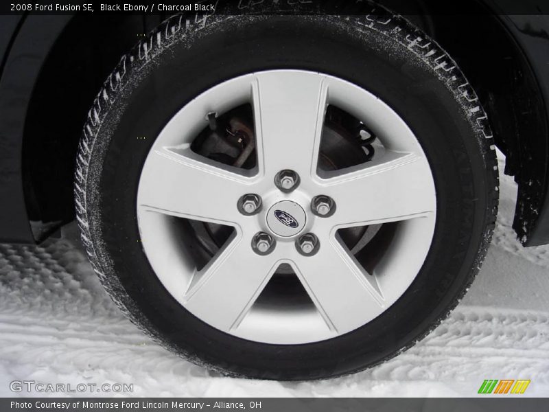 Black Ebony / Charcoal Black 2008 Ford Fusion SE
