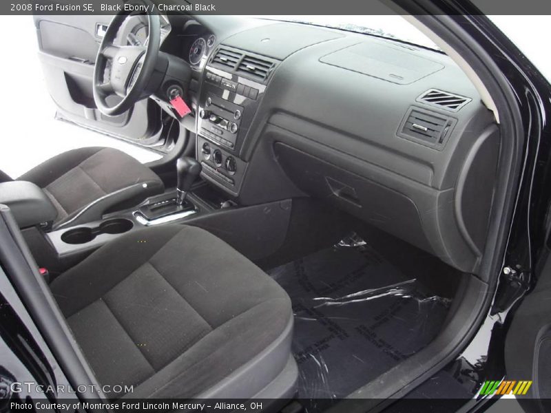 Black Ebony / Charcoal Black 2008 Ford Fusion SE