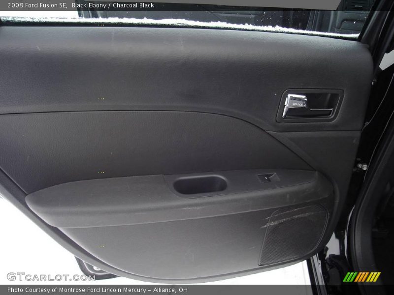 Black Ebony / Charcoal Black 2008 Ford Fusion SE