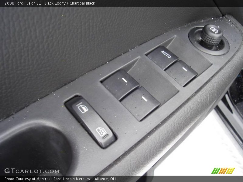 Black Ebony / Charcoal Black 2008 Ford Fusion SE