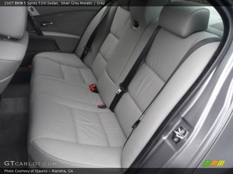 Silver Grey Metallic / Grey 2007 BMW 5 Series 530i Sedan