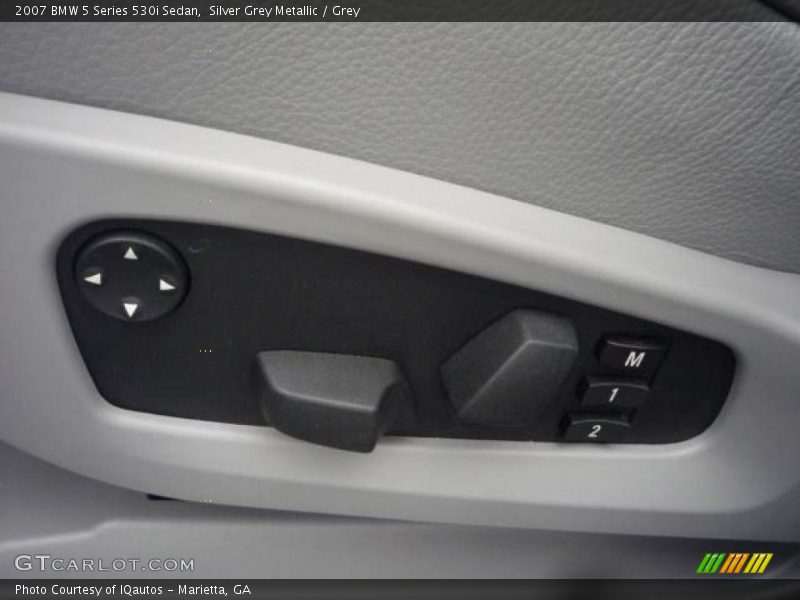 Silver Grey Metallic / Grey 2007 BMW 5 Series 530i Sedan