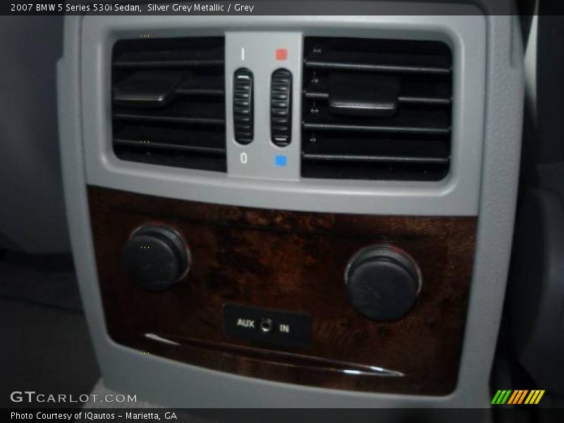 Silver Grey Metallic / Grey 2007 BMW 5 Series 530i Sedan