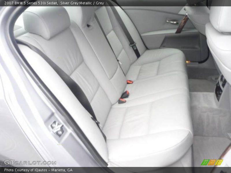 Silver Grey Metallic / Grey 2007 BMW 5 Series 530i Sedan
