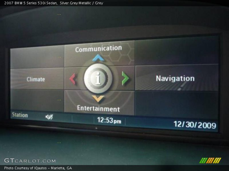 Silver Grey Metallic / Grey 2007 BMW 5 Series 530i Sedan