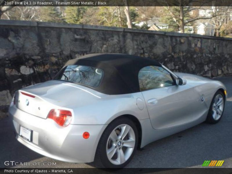 Titanium Silver Metallic / Black 2007 BMW Z4 3.0i Roadster