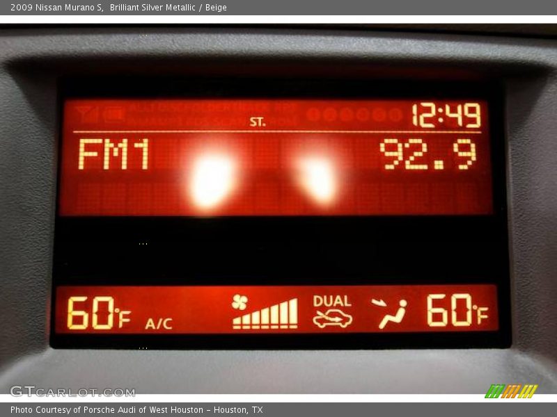 Brilliant Silver Metallic / Beige 2009 Nissan Murano S