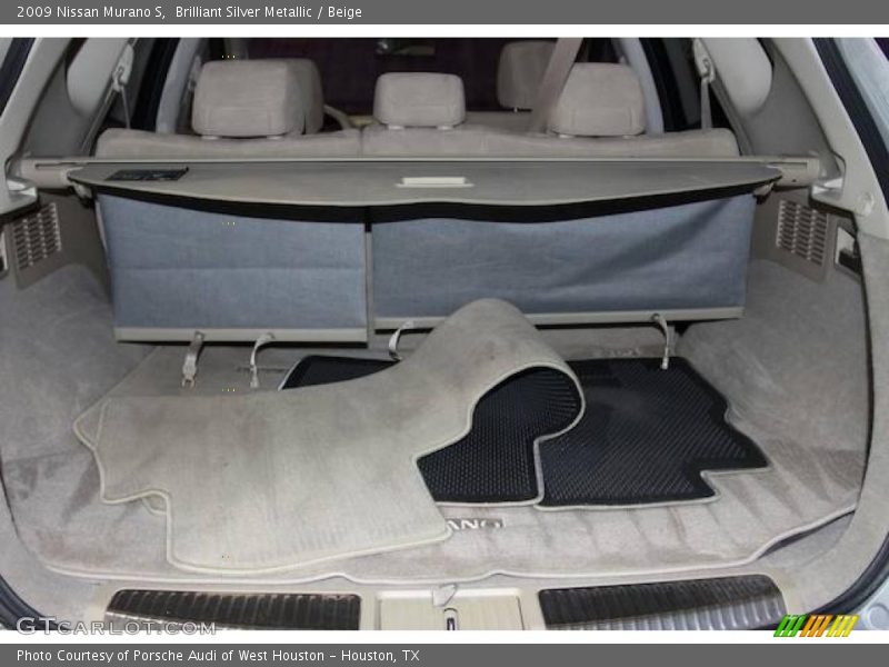 Brilliant Silver Metallic / Beige 2009 Nissan Murano S