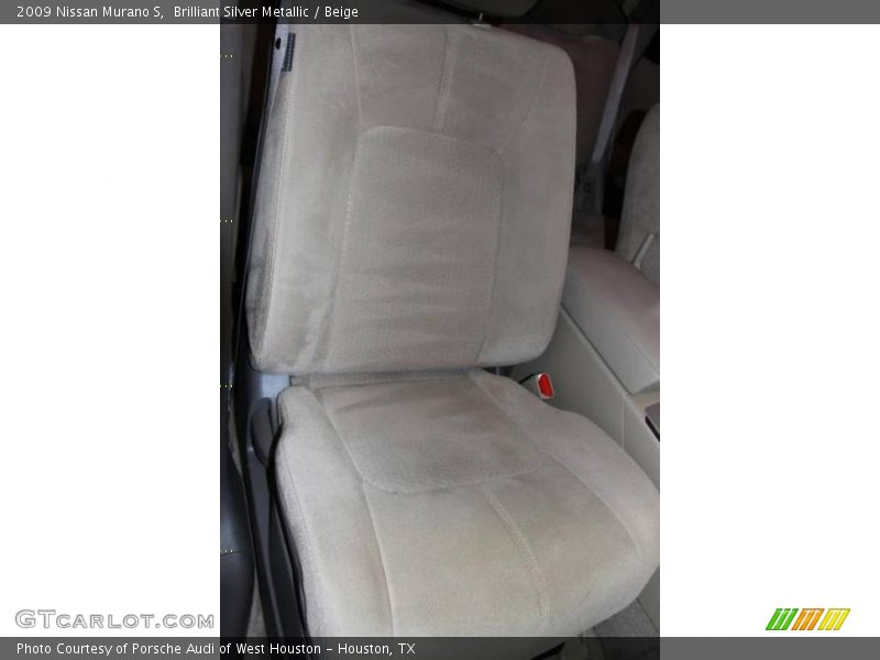 Brilliant Silver Metallic / Beige 2009 Nissan Murano S