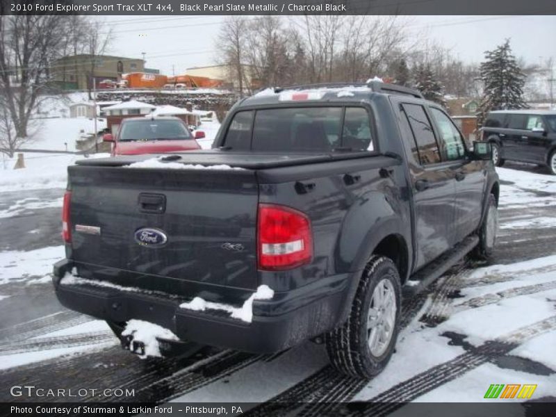 Black Pearl Slate Metallic / Charcoal Black 2010 Ford Explorer Sport Trac XLT 4x4