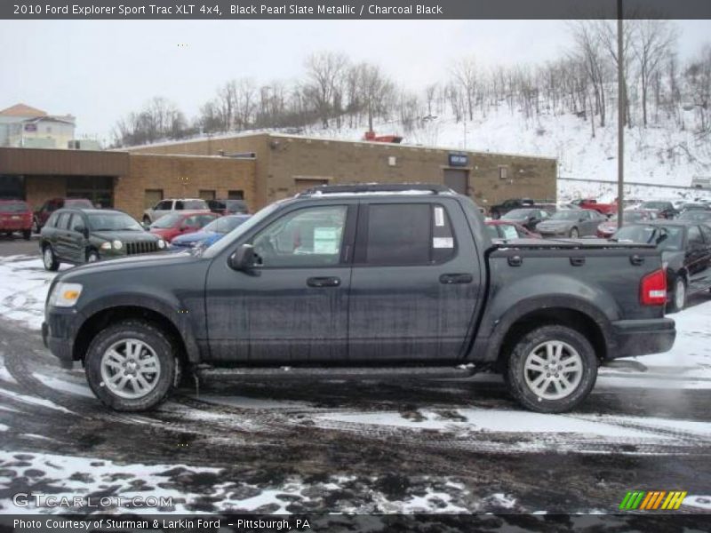 Black Pearl Slate Metallic / Charcoal Black 2010 Ford Explorer Sport Trac XLT 4x4