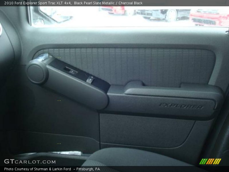 Black Pearl Slate Metallic / Charcoal Black 2010 Ford Explorer Sport Trac XLT 4x4