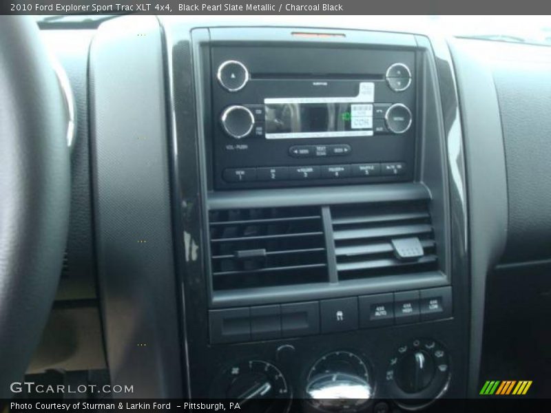 Black Pearl Slate Metallic / Charcoal Black 2010 Ford Explorer Sport Trac XLT 4x4