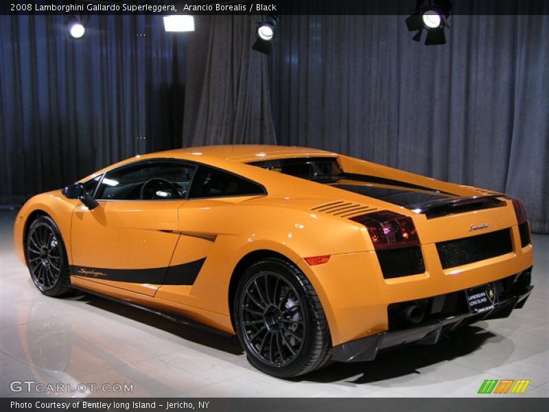 Arancio Borealis / Black 2008 Lamborghini Gallardo Superleggera