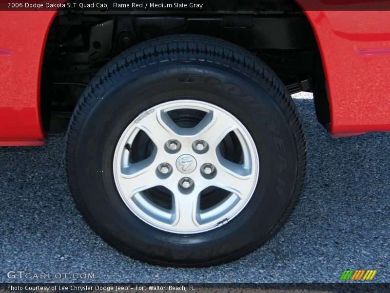 Flame Red / Medium Slate Gray 2006 Dodge Dakota SLT Quad Cab