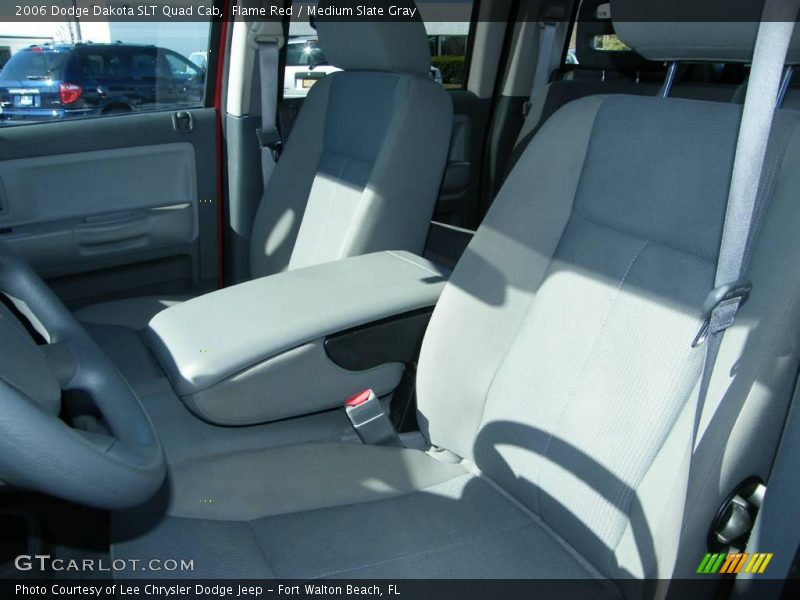 Flame Red / Medium Slate Gray 2006 Dodge Dakota SLT Quad Cab