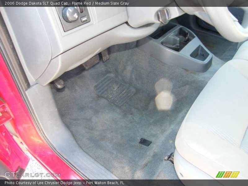 Flame Red / Medium Slate Gray 2006 Dodge Dakota SLT Quad Cab
