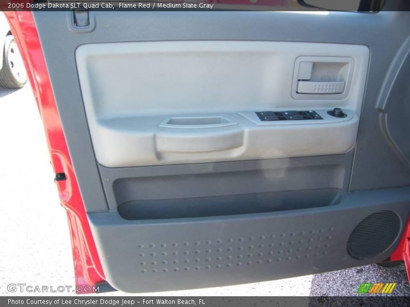 Flame Red / Medium Slate Gray 2006 Dodge Dakota SLT Quad Cab