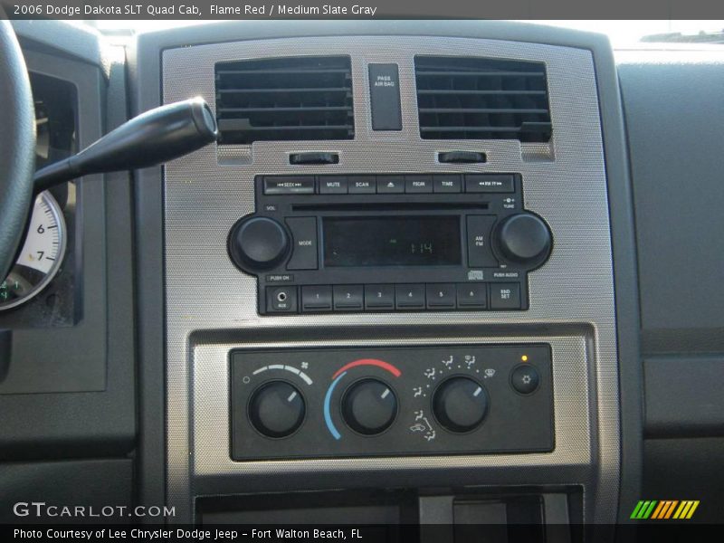 Flame Red / Medium Slate Gray 2006 Dodge Dakota SLT Quad Cab