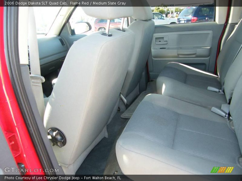 Flame Red / Medium Slate Gray 2006 Dodge Dakota SLT Quad Cab