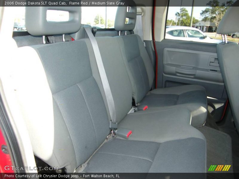 Flame Red / Medium Slate Gray 2006 Dodge Dakota SLT Quad Cab