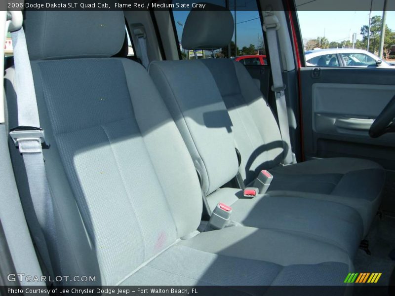 Flame Red / Medium Slate Gray 2006 Dodge Dakota SLT Quad Cab