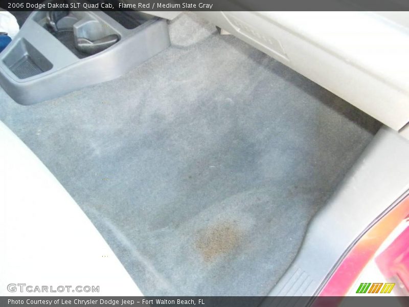 Flame Red / Medium Slate Gray 2006 Dodge Dakota SLT Quad Cab