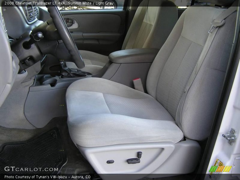 Summit White / Light Gray 2008 Chevrolet TrailBlazer LT 4x4