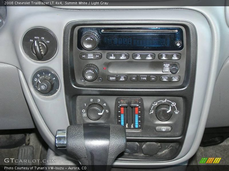 Summit White / Light Gray 2008 Chevrolet TrailBlazer LT 4x4
