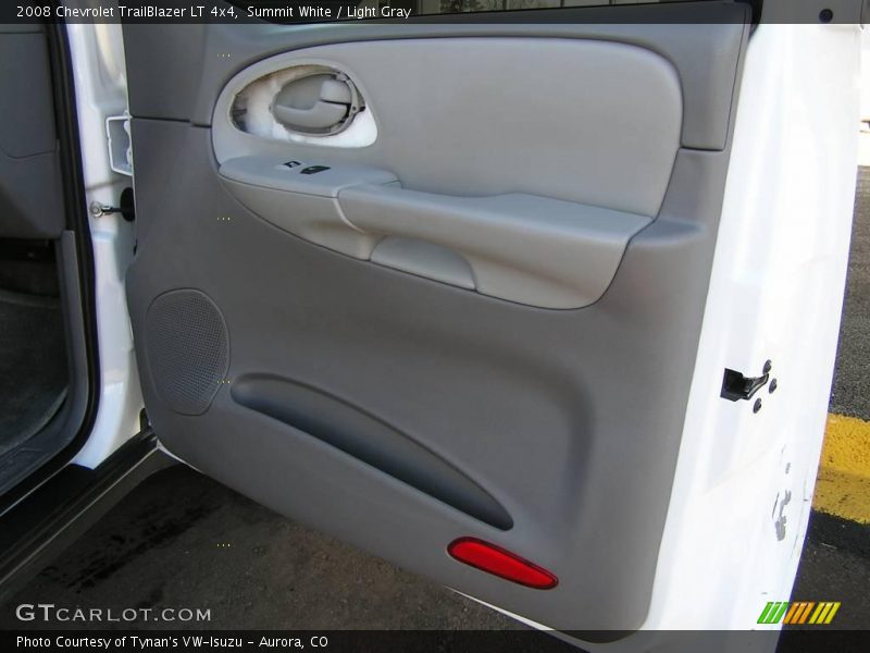 Summit White / Light Gray 2008 Chevrolet TrailBlazer LT 4x4